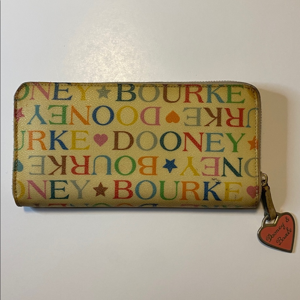 Dooney & Bourke Colorful Logo Wallet